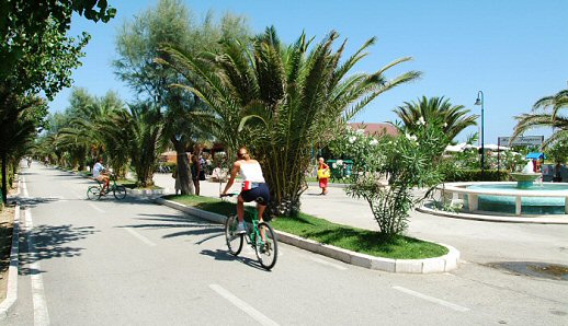 La pista ciclabile di Alba Adriatica